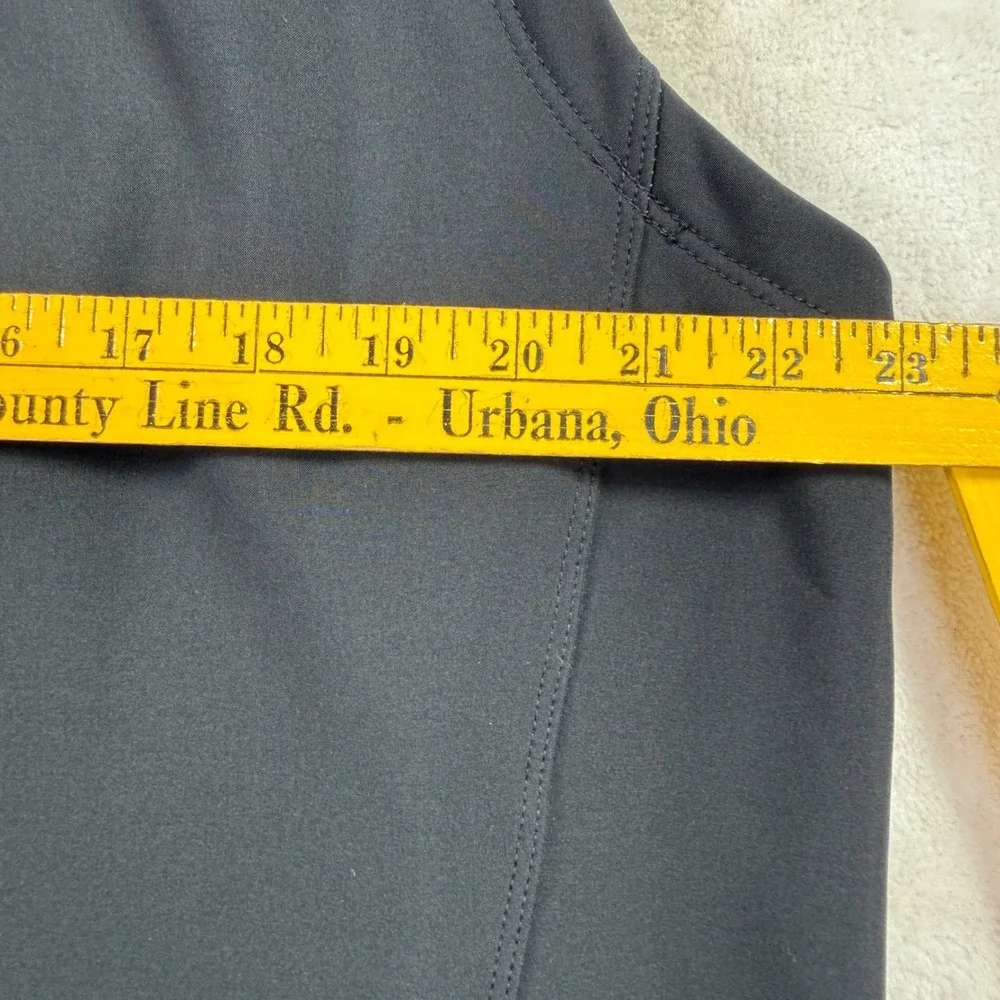 The North Face Mens Apex Bionic Softshell Vest Black Large Full Zip Fleece Lined